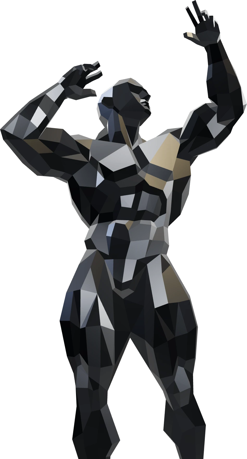 The Colossus — polygonal steel sculpture